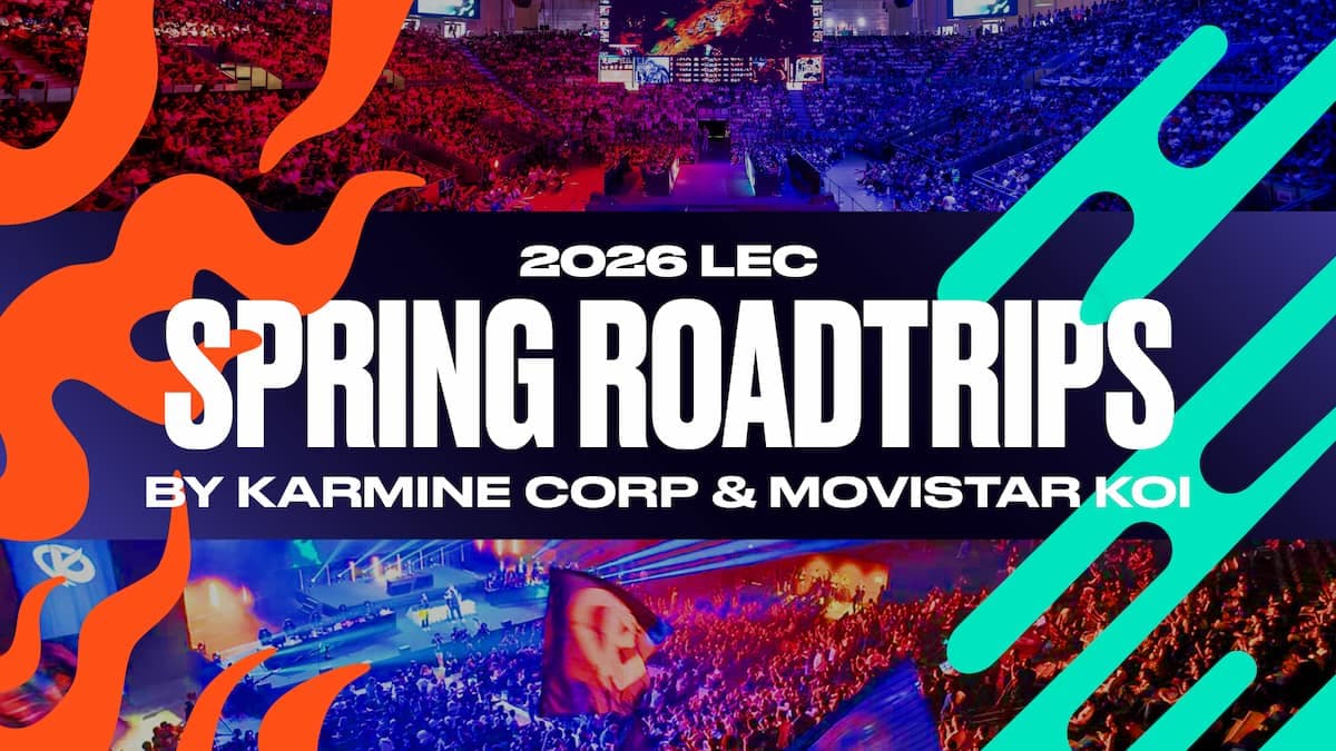 ¡La LEC se va de gira! Roadtrips explosivas para el Spring 2026 de League of Legends
