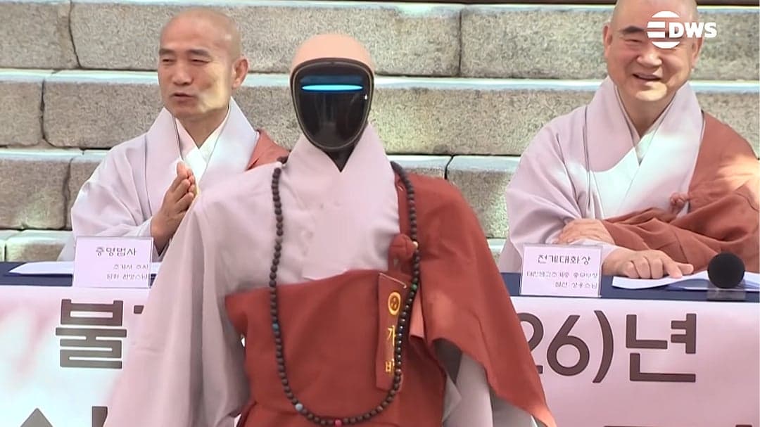¡Un monje robótico en Corea del Sur! La IA se suma al camino del Dharma